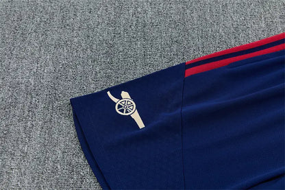 Completino Manica Corta Arsenal 26/27 Uomo Blu Navy e Rosso | Kit Allenamento - CalcioVivo