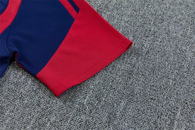 Completino Manica Corta Arsenal 26/27 Uomo Blu Navy e Rosso | Kit Allenamento - CalcioVivo