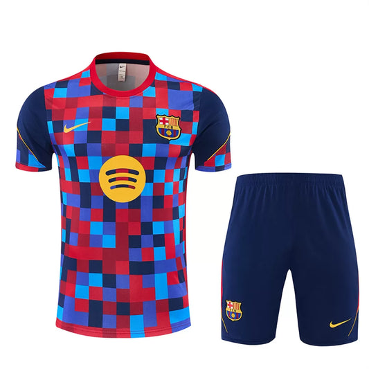 Completino Manica Corta Barcelona 26/27 Uomo Multicolore | Kit Allenamento