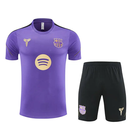 Completino Manica Corta Barcelona 26/27 Uomo Viola | Kit Allenamento - CalcioVivo
