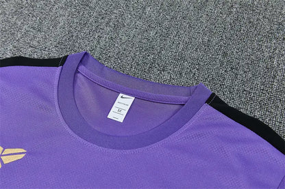 Completino Manica Corta Barcelona 26/27 Uomo Viola | Kit Allenamento - CalcioVivo