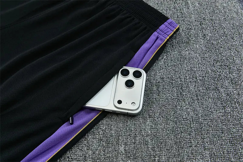 Completino Manica Corta Barcelona 26/27 Uomo Viola | Kit Allenamento - CalcioVivo