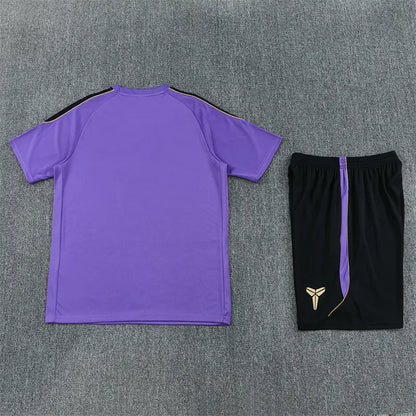 Completino Manica Corta Barcelona 26/27 Uomo Viola | Kit Allenamento - CalcioVivo