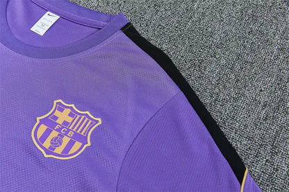 Completino Manica Corta Barcelona 26/27 Uomo Viola | Kit Allenamento - CalcioVivo