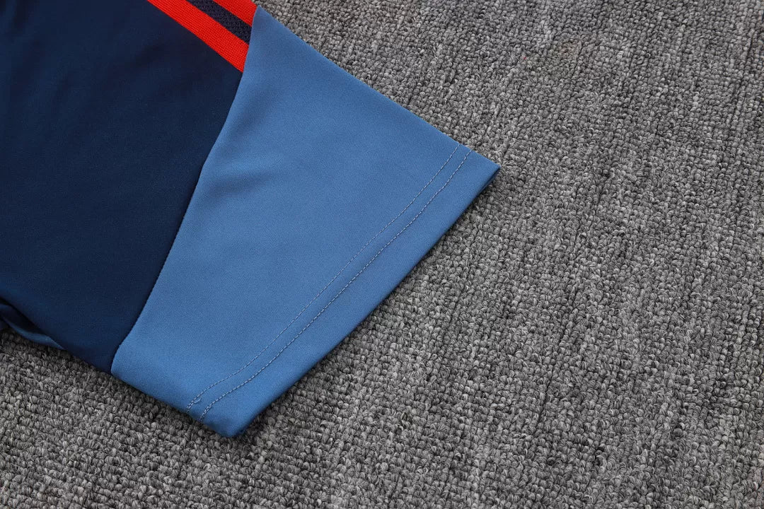 Completino Manica Corta Bayern Munich 26/27 Uomo Blu Navy | Kit Allenamento