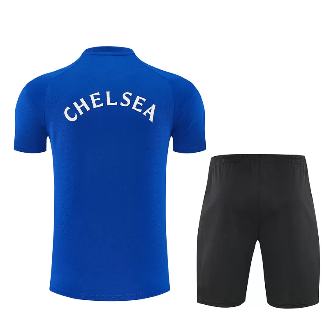 Completino Manica Corta Chelsea 26/27 Uomo Blu | Kit Allenamento