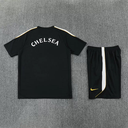 Completino Manica Corta Chelsea 26/27 Uomo Nero | Kit Allenamento