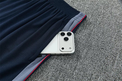 Completino Manica Corta Inghilterra 2026 Uomo Blu Navy | Kit Allenamento