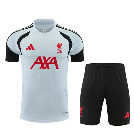 Completino Manica Corta Liverpool 26/27 Uomo Grigio | Kit Allenamento - CalcioVivo