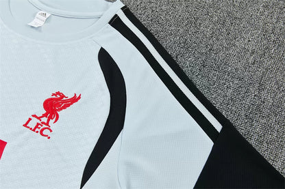Completino Manica Corta Liverpool 26/27 Uomo Grigio | Kit Allenamento