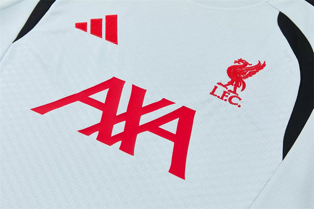 Completino Manica Corta Liverpool 26/27 Uomo Grigio | Kit Allenamento