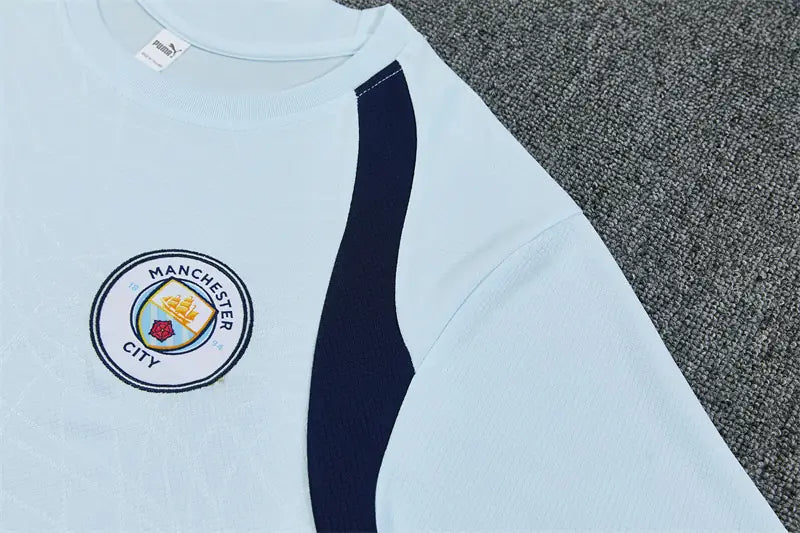 Completino Manica Corta Manchester City 26/27 Azzurro e Blu Navy