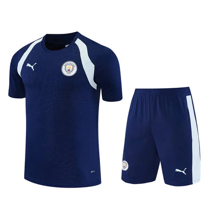 Completino Manica Corta Manchester City 26/27 Blu Navy