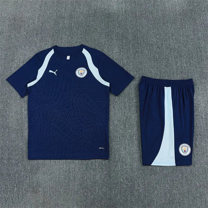 Completino Manica Corta Manchester City 26/27 Blu Navy