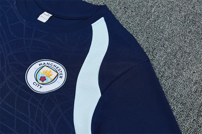 Completino Manica Corta Manchester City 26/27 Blu Navy