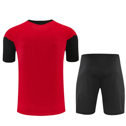 Completino Manica Corta Manchester United 26/27 Uomo Rosso | Kit Allenamento