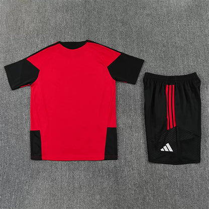 Completino Manica Corta Manchester United 26/27 Uomo Rosso | Kit Allenamento