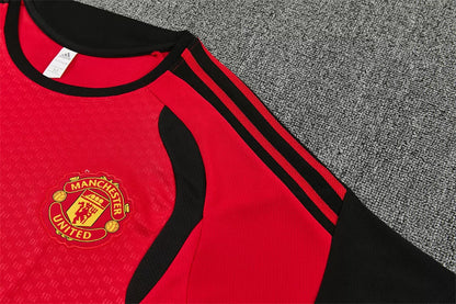 Completino Manica Corta Manchester United 26/27 Uomo Rosso | Kit Allenamento