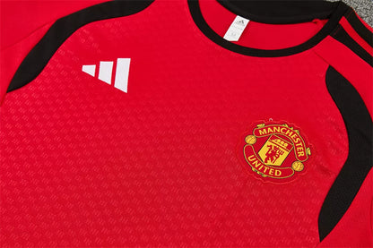 Completino Manica Corta Manchester United 26/27 Uomo Rosso | Kit Allenamento
