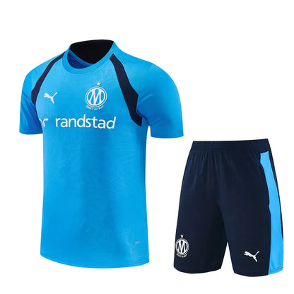 Completino Manica Corta Marseille 26/27 Azzurro