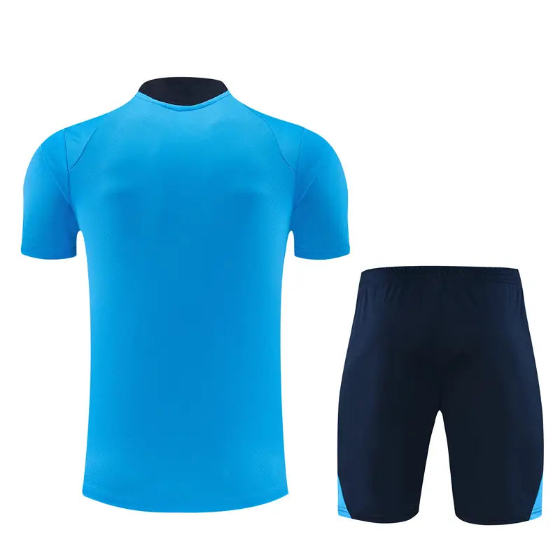Completino Manica Corta Marseille 26/27 Azzurro