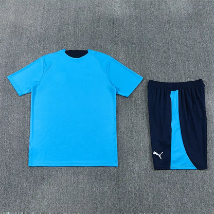 Completino Manica Corta Marseille 26/27 Azzurro