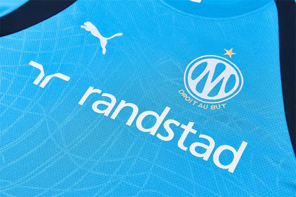 Completino Manica Corta Marseille 26/27 Azzurro