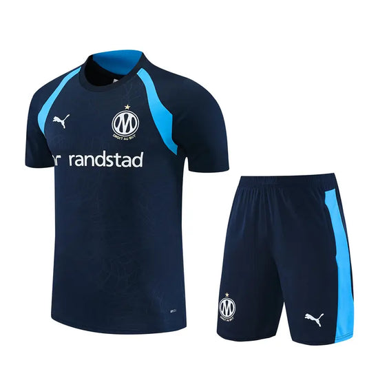 Completino Manica Corta Marseille 26/27 Blu Navy