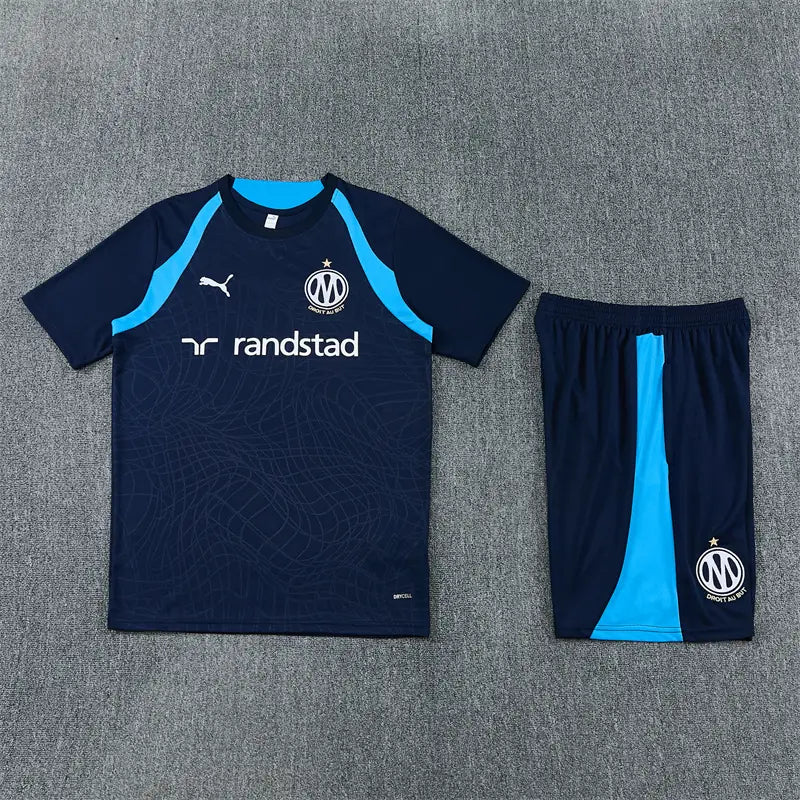 Completino Manica Corta Marseille 26/27 Blu Navy