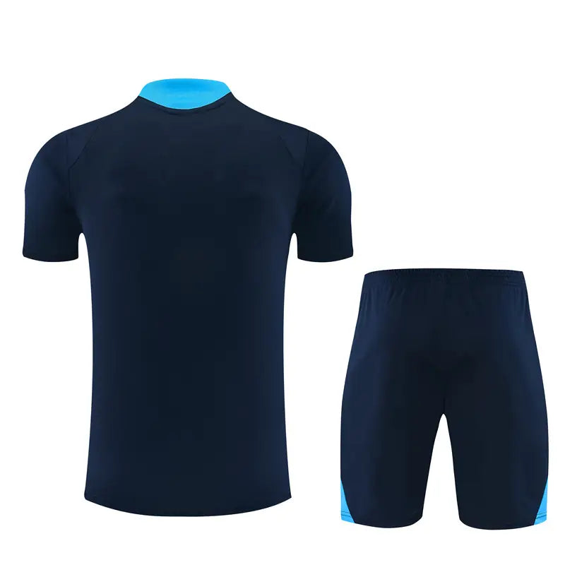 Completino Manica Corta Marseille 26/27 Blu Navy