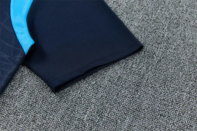 Completino Manica Corta Marseille 26/27 Blu Navy