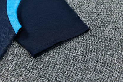 Completino Manica Corta Marseille 26/27 Blu Navy