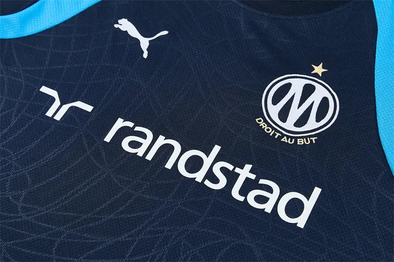Completino Manica Corta Marseille 26/27 Blu Navy