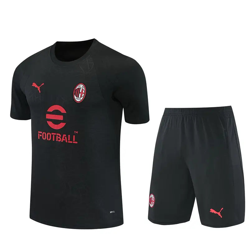 Completino Manica Corta Milan 26/27 Nero