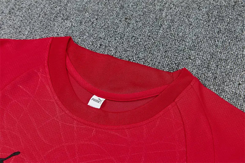Completino Manica Corta Milan 26/27 Rosso e Nero