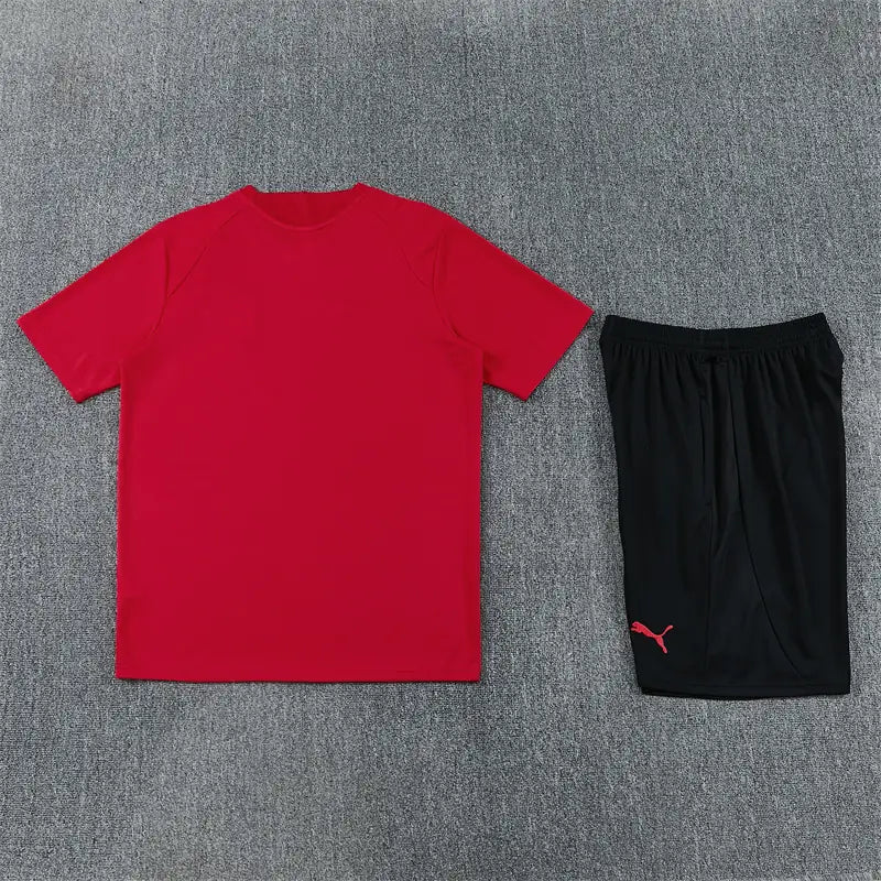 Completino Manica Corta Milan 26/27 Rosso e Nero