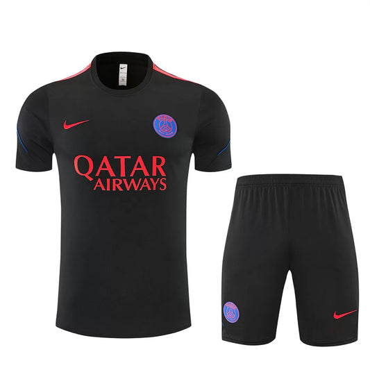 Completino Manica Corta Paris 26/27 Uomo Nero | Kit Allenamento