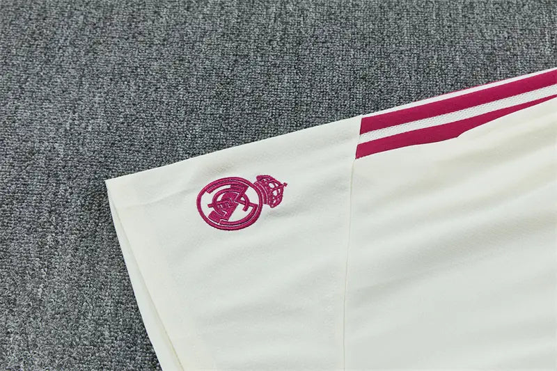 Completino Manica Corta Real Madrid 26/27 Uomo Bianco | Kit Allenamento - CalcioVivo
