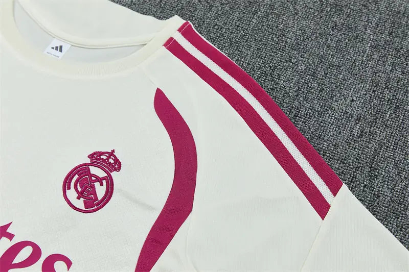 Completino Manica Corta Real Madrid 26/27 Uomo Bianco | Kit Allenamento - CalcioVivo
