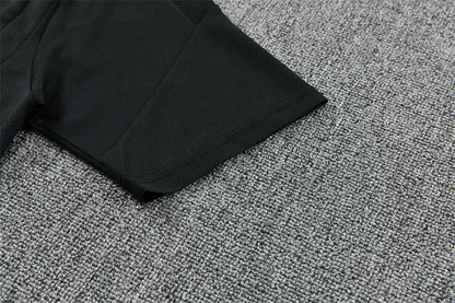 Completino Manica Corta Real Madrid 26/27 Uomo Nero | Kit Allenamento