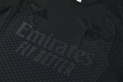 Completino Manica Corta Real Madrid 26/27 Uomo Nero | Kit Allenamento