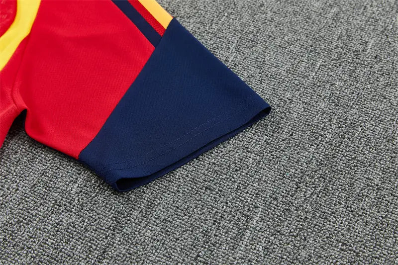 Completino Manica Corta Spagna 26/27 Uomo Rosso | Kit Allenamento - CalcioVivo