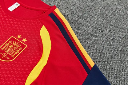 Completino Manica Corta Spagna 26/27 Uomo Rosso | Kit Allenamento - CalcioVivo