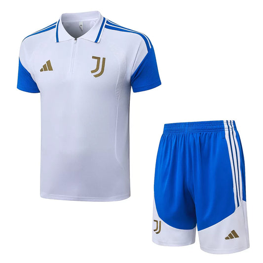Completino Polo Juventus 26/27 Uomo Bianco e Blu | Kit Allenamento - CalcioVivo