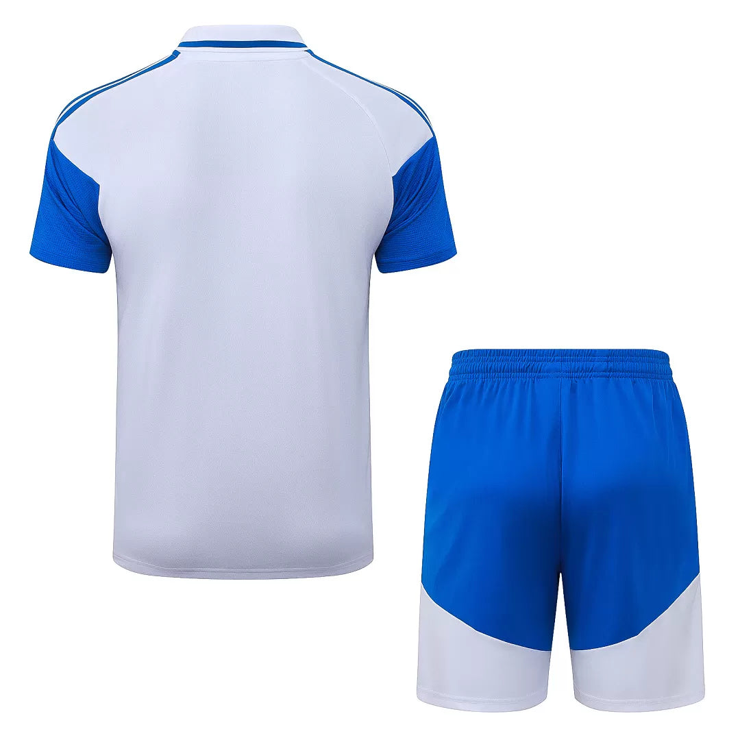 Completino Polo Juventus 26/27 Uomo Bianco e Blu | Kit Allenamento - CalcioVivo