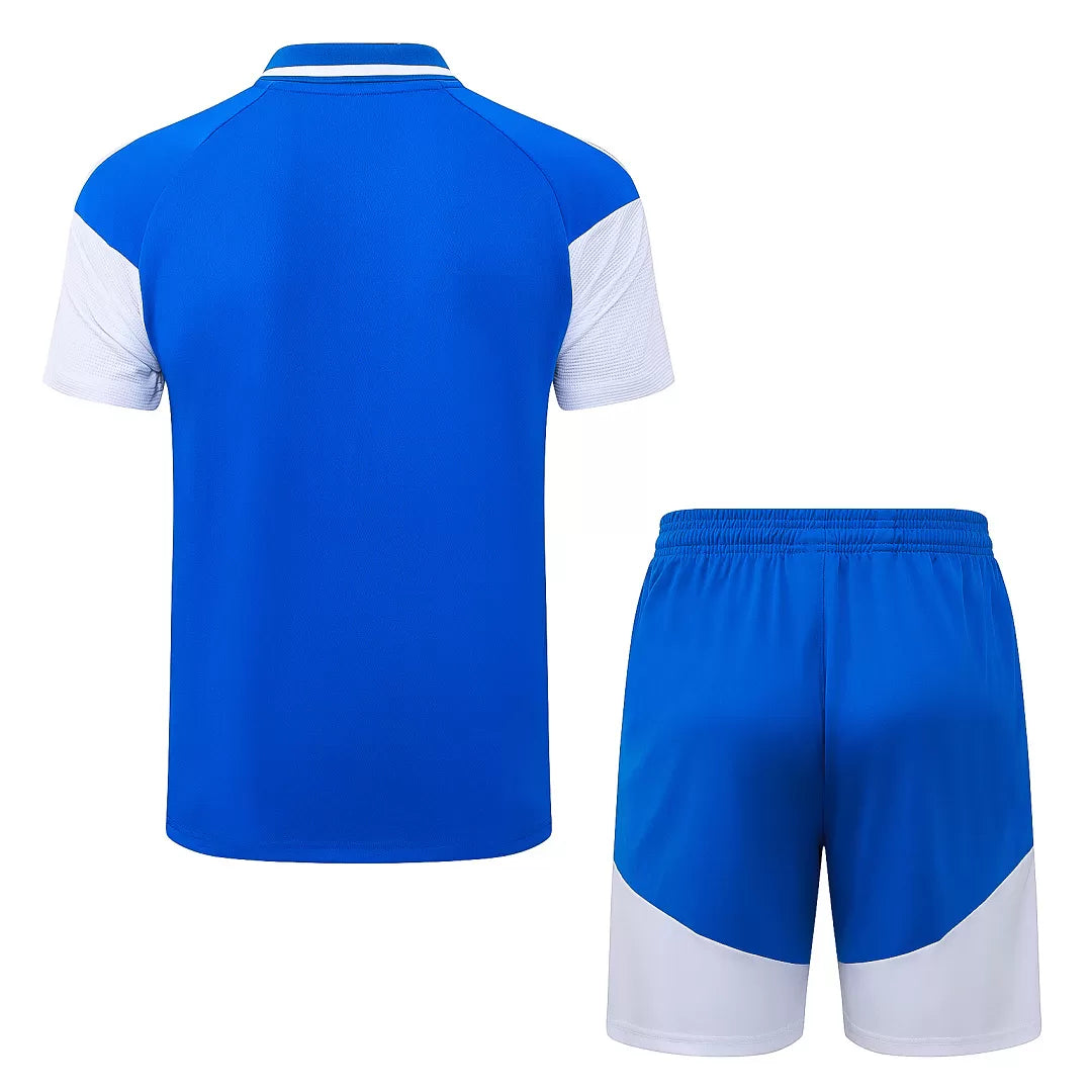 Completino Polo Juventus 26/27 Uomo Blu Elettrico | Kit Allenamento - CalcioVivo