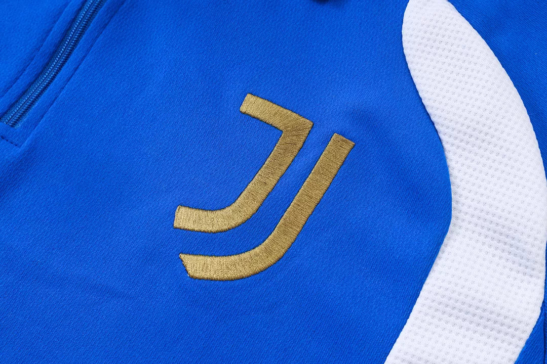 Completino Polo Juventus 26/27 Uomo Blu Elettrico | Kit Allenamento - CalcioVivo