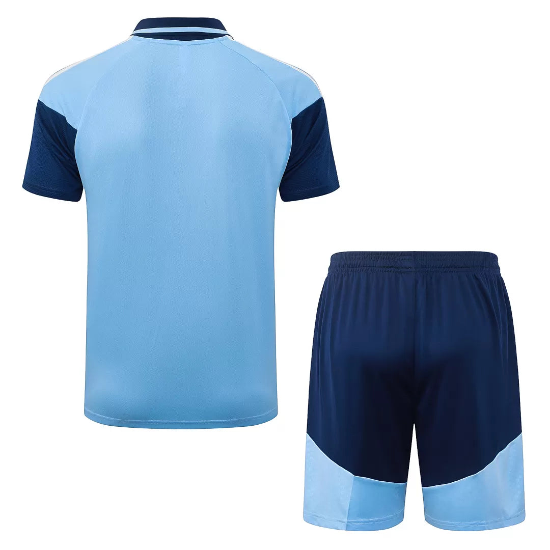 Completino Polo Ajax 26/27 Uomo Azzurro | Kit Allenamento - CalcioVivo