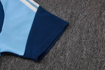 Completino Polo Ajax 26/27 Uomo Azzurro | Kit Allenamento - CalcioVivo