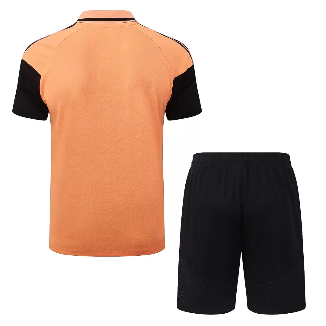 Completino Polo Arsenal 26/27 Uomo Arancione | Kit Allenamento - CalcioVivo